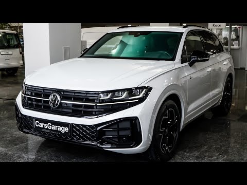 2024 White VW Touareg - Luxury SUV in Detail