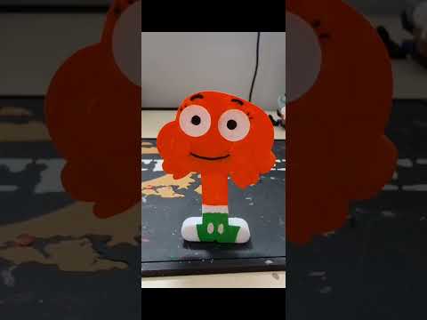 3d printed Gumball and Darwin