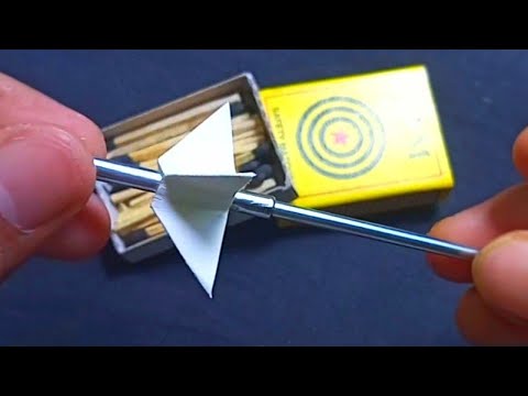 How to make a matchbox rocket
