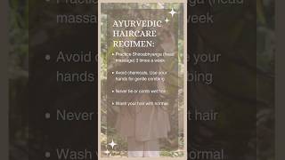 Ayurvedic Hair Care Regimen #shorts #haircare #ancientgold