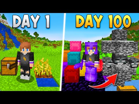 I Spent 100 Days Building OP FARMS In Hardcore Minecraft! (#10)