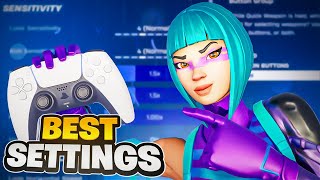 *NEW* Best Controller Settings + Sensitivity For Fortnite Chapter 7! (PS4/PS5/XBOX/PC)