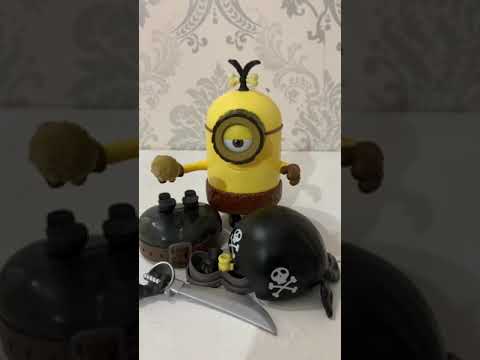 Build - a Minion Caveman to Pirate Stuart action figure || minion || reels