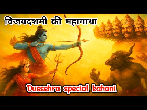 माँ दुर्गा और श्री राम की विजय गाथा | Mahishasur Ka Vadh | Dussehra 2025 | Bhakti katha | Kahaniyan