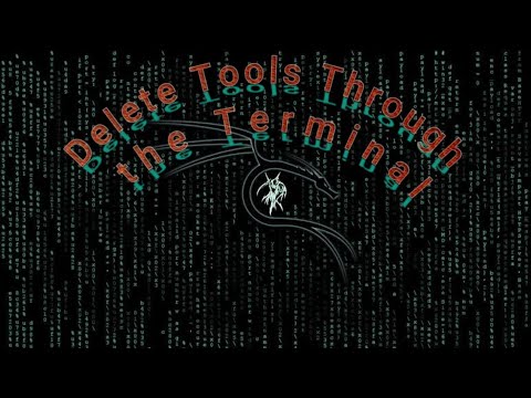 Delete Tools Through the Terminal in Kali Linux | Chapter 4 | #kali #cybersecurity #learnlinux