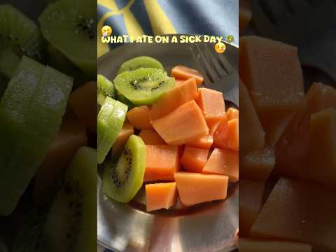 What i ate on a *sick day* 🤒🤧🥗 #shorts #youtubeshorts #whatiateinaday #sickday