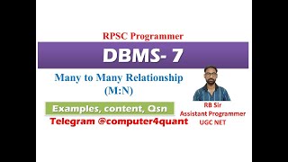 DBMS Vid 7 | Many to Many relationship in dbms | Many to Many relationship in er diagram