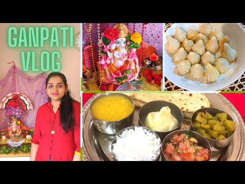 GANESH CHATURTHI VLOG IN USA (2020) | Ukadiche modak preperation | Marathi VLOG | MOM ON THE GO