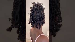 messy twists 🤓 #naturalhair #protectivestyles #curlyhair #blackhair #shorthair #love #hairstyle