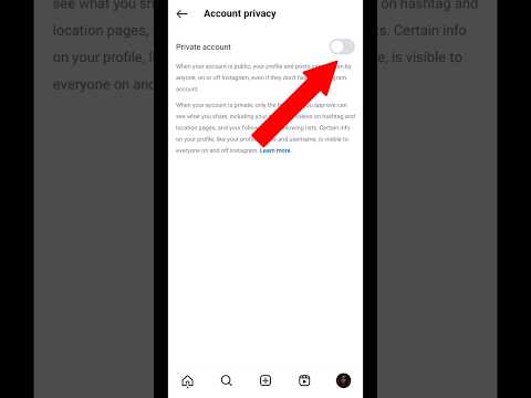 How to private instagram account | instagram account private #shorts #viralvideo