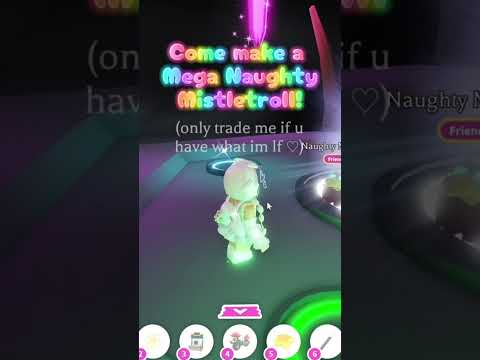 Making a mega naughty mistletroll! #adoptmeroblox #adoptme #adoptmetrades #shorts  #adoptmeegg #fyp