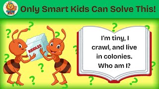 Riddles For Kids |Quiz Game For Kids | General Knowledge For Kids | 30 Riddles @QuizzyLion