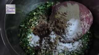 Dumpling Filling- Chinese Chives and Pork Filling  Recipe- Happii Monkii - Happii Monkii Kitchen Ep.