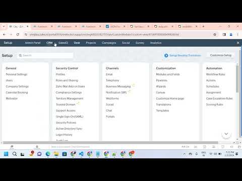 Overview the Module in Zoho Crm.#zohospecialist #zohorecruiter #zohotutorial #zohocrm #zohoone #crm