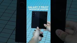 Unboxing my new Samsung Galaxy Z Fold7 under water😱