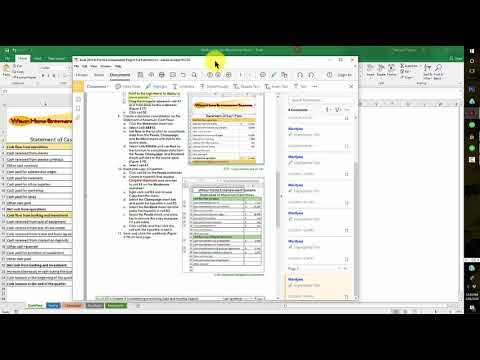 EXCEL 2016 - Consolidation, Dynamic Data Consolidation, Hyperlinks