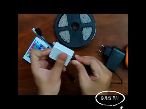 Rgb lights Waterproof Remote Control Color Changing Led Strip Light Complete Kit RGB-3528