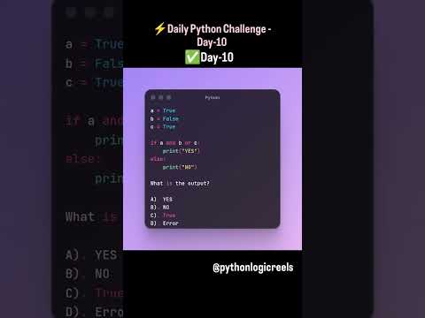 Day-10 Python | Most beginners get this Python question wrong! 🤯Try it in 5 seconds! | #shorts