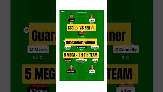 SCO vs REN Dream11 Prediction, Perth Scorchers vs Melbourne Renegades Dream11 Team Prediction, BBL14