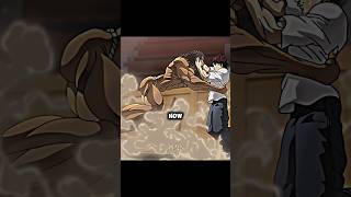 🔥☠️Baki hanma vs pickle now vs then fight #baki #bakivsyujirofinalfight