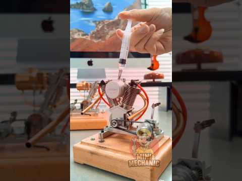 Mini Motorcycle Engine | Two stroke engine | #automobile #shorts #education #engine #motocycle