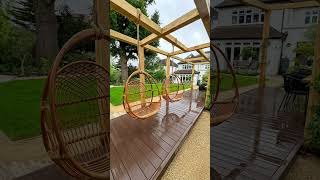 Modern Pergola Garden Design#gardendesign #pergola #gardeninspiration #gardentour #garden #hydrangea