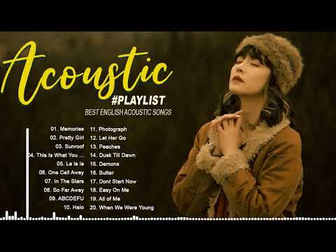 Pop Hits Acoustic Songs 2023 Acoustic Songs 2023 - Top English Acoustic Love Songs Cover