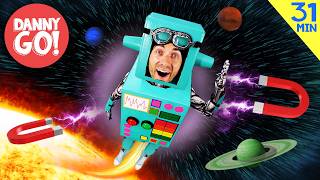 Robots, Magnets, Planets + MORE! 🤖🧲💎 | STEM Dance Compilation | Danny Go! Songs for Kids