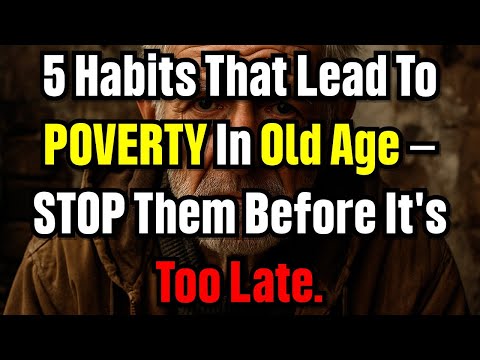 These 5 Habits Quietly Lead to Poverty in Old Age — Seniors, Stop Them Now