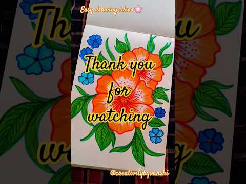 Beautiful Flower🌸#youtubeshorts#shortsfeed#shorts#ytshortsindia#drawingideas#flowerdrawing#artshorts