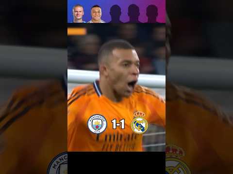 Man City 2-3 Real Madrid  Champion League