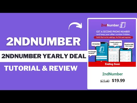 2ndNumber Tutorial & Review 2024 | Best Appsumo Lifetime Deal | Saas LTD Hunter🔥