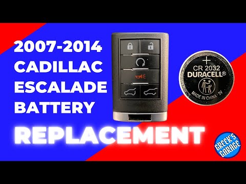 Cadillac / GM Key Fob Battery Replacement! (The Right Way)