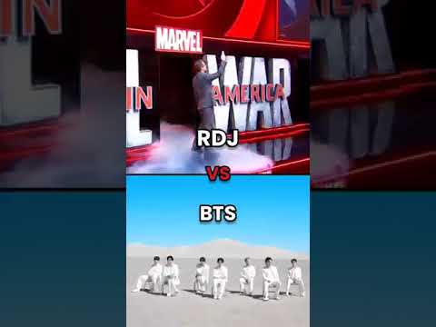 bts vs RDJ tje cool man