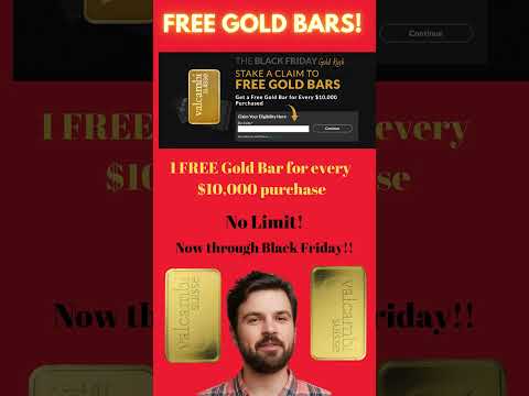 Birch Gold Group Free Gold | Free Gold Bars Black Friday Promotion 2023 #shorts