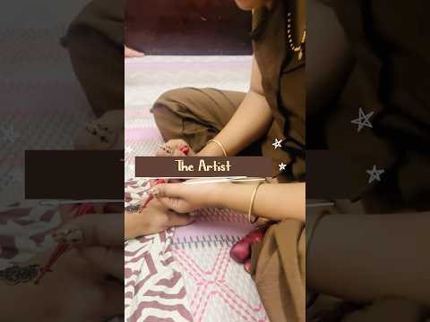 Karwa Chauth Mehndi | Self Applied Mehndi | Art & Artist Vibes 💕🌙#shorts #selflove #art #artist