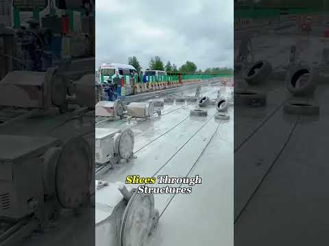 Oddly Satisfying Diamond Wire Saw Cutting#Knowle#Demolition#SatisfyingVideo