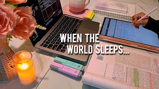Late Night Study with me | 3 hours | 50-10 pomodoro | Upsc aspirant |