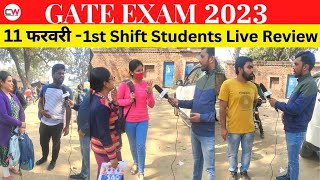 Gate 2023 exam live Students reviews | shift -1 | 11 feb #gate2023 #livestudent #studentreview