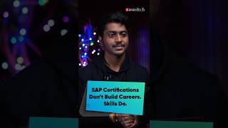 SAP Certifications Don’t Build Careers. Skills Do | ZaranTech #Shorts