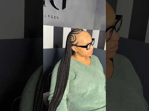 SIMPLE FULANI BRAIDS 🧚🏾✨ #protectivestyles #fulanibraids #knotlessbraids #tribalbraids #braids