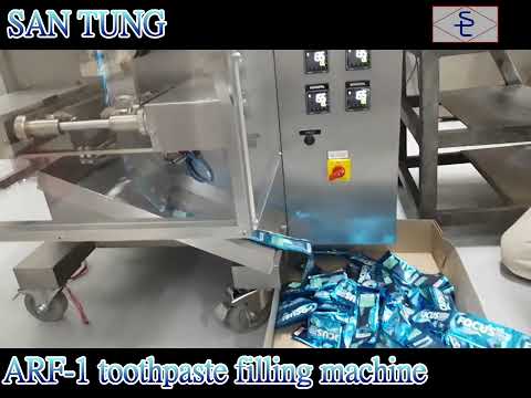 #牙膏包裝機#牙膏充填機#醬體充填機 #toothpastefilling#machine#vertical filling machine #三統機械 #santung