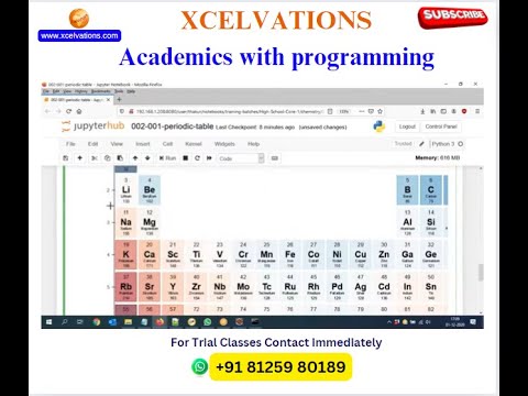 Master the Periodic Table Easily with Programming! 🔬 | Xcelvations Chemistry Tutorial