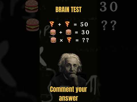 Are you a Genius? Solve this! #MathChallenge #BrainChallenge #shorts