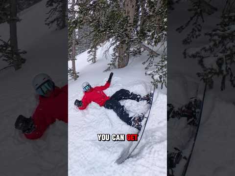 Try this to get unstuck from powder @outdoormasterUS @clewsnowboarding #snowboarding