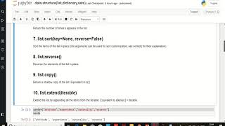 About Python List Methods