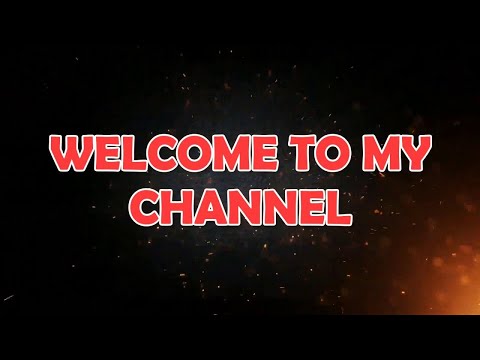 Welcome to my channel!
