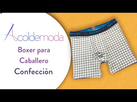 Confección de BOXER PARA HOMBRE - DIY - Paso a paso