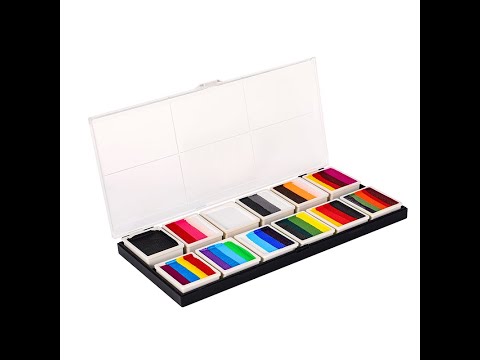 Amazing professional quality, skin-safe, water-activated face painting kits for kids and adults