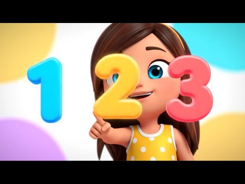 Count 1 to 5 with Cute Bunny & Friends 🐰 | Fun Learning Song for Toddlers | 3D Kids Animation